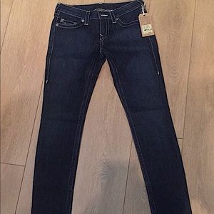 BNWT True Religion Stella Jeans 27 lonestar wash